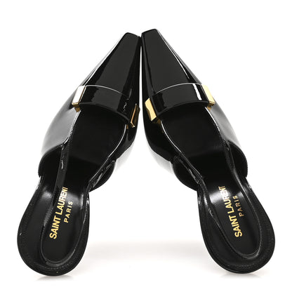 Saint Laurent Vernice Grupy Madame 115mm Slingback Pumps 37 Black 2 of 9