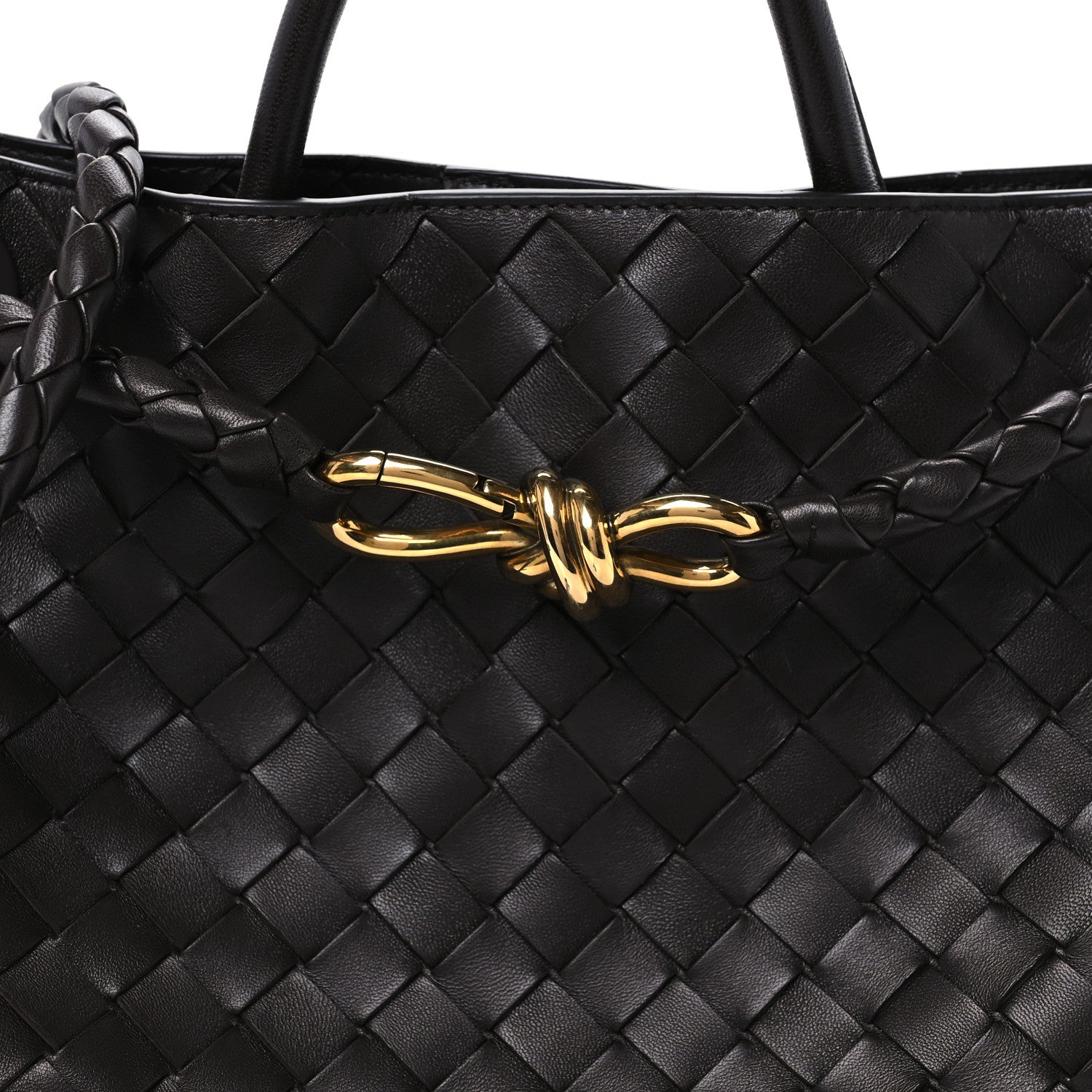 Bottega Veneta Nappa Intrecciato Medium Andiamo Shoulder Bag Fondant 7 of 9