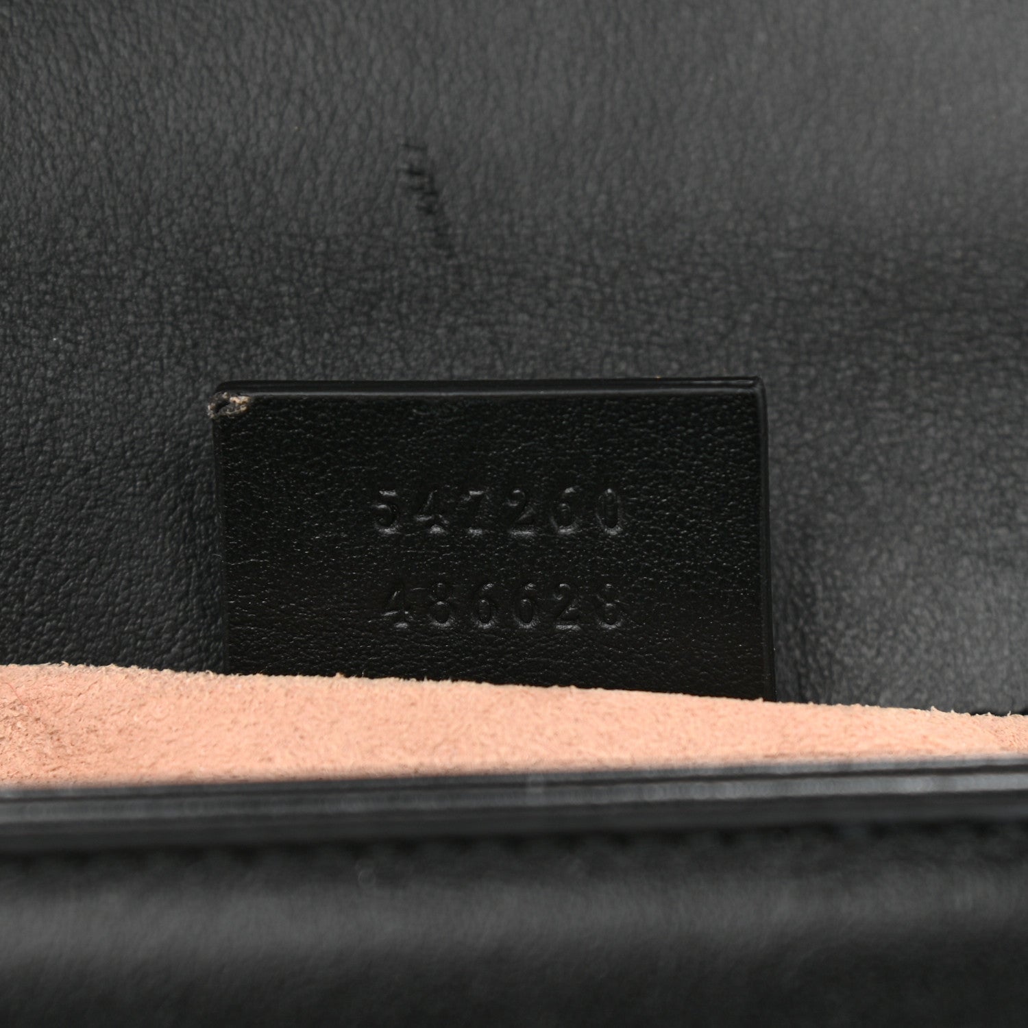 Gucci Calfskin Matelasse Mini GG Marmont Top Handle Shoulder Bag Black 7 of 11