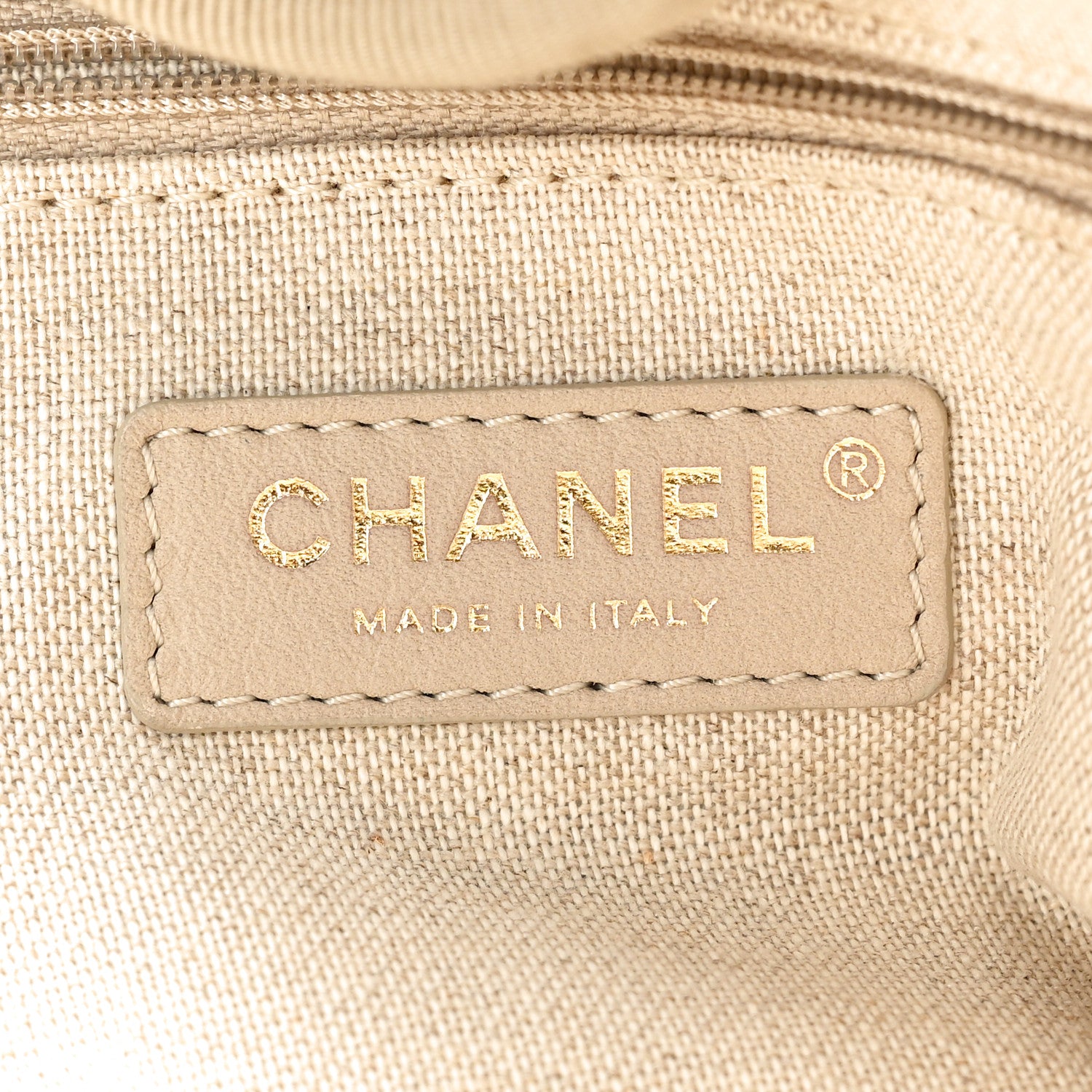 Chanel Mixed Fibers Calfskin Medium Deauville Tote Grey Light Blue 7 of 11