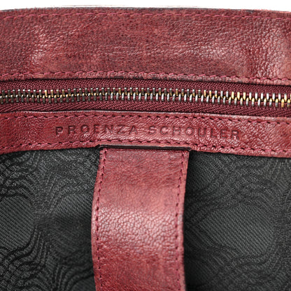 Proenza Schouler Lambskin Medium PS1 Satchel Burgundy 5 of 10