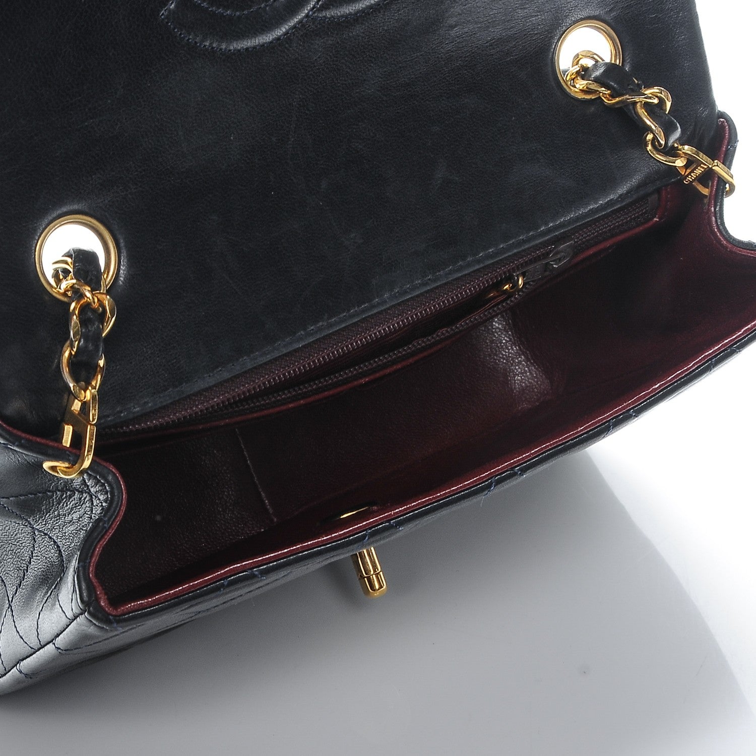Chanel Lambskin Quilted Small Flap Navy 5 of 8
