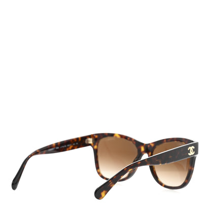 Chanel Acetate Runway Square Sunglasses 5380 Dark Tortoise 4 of 8