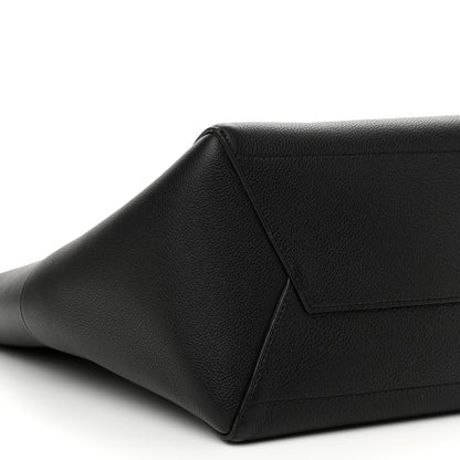 Celine Soft Grained Calfskin Sangle Bucket Bag Black 8 of 9