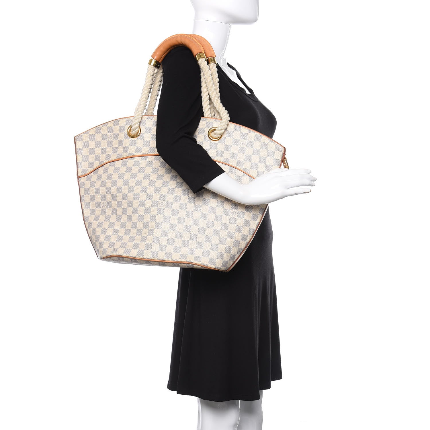 Louis Vuitton Damier Azur Pampelonne GM 2 of 14