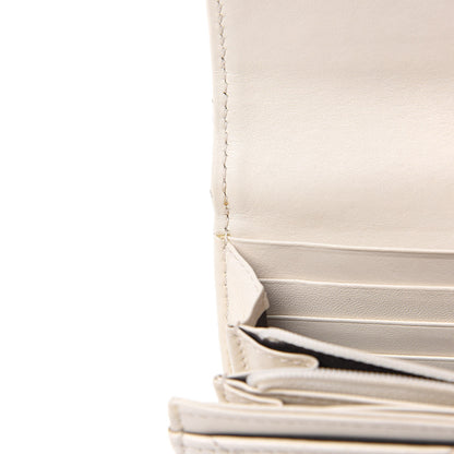Gucci Calfskin Matelasse GG Marmont Continental Wallet Mystic White 15 of 17