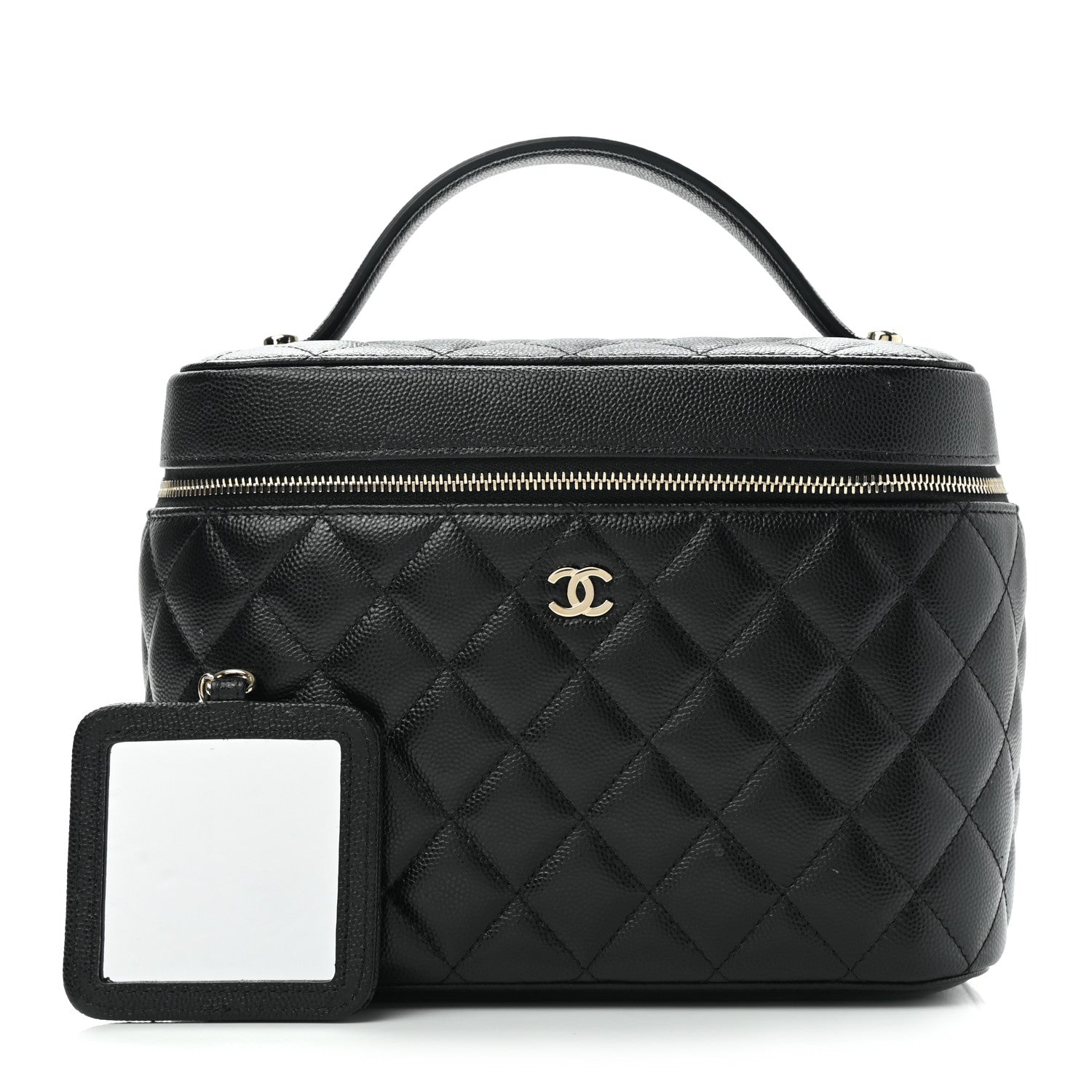 Chanel Caviar Quilted Large Vanity Pouch Black 1 of 10
