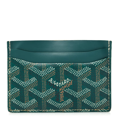 Goyard Goyardine Saint Sulpice Card Holder Green 1 of 8