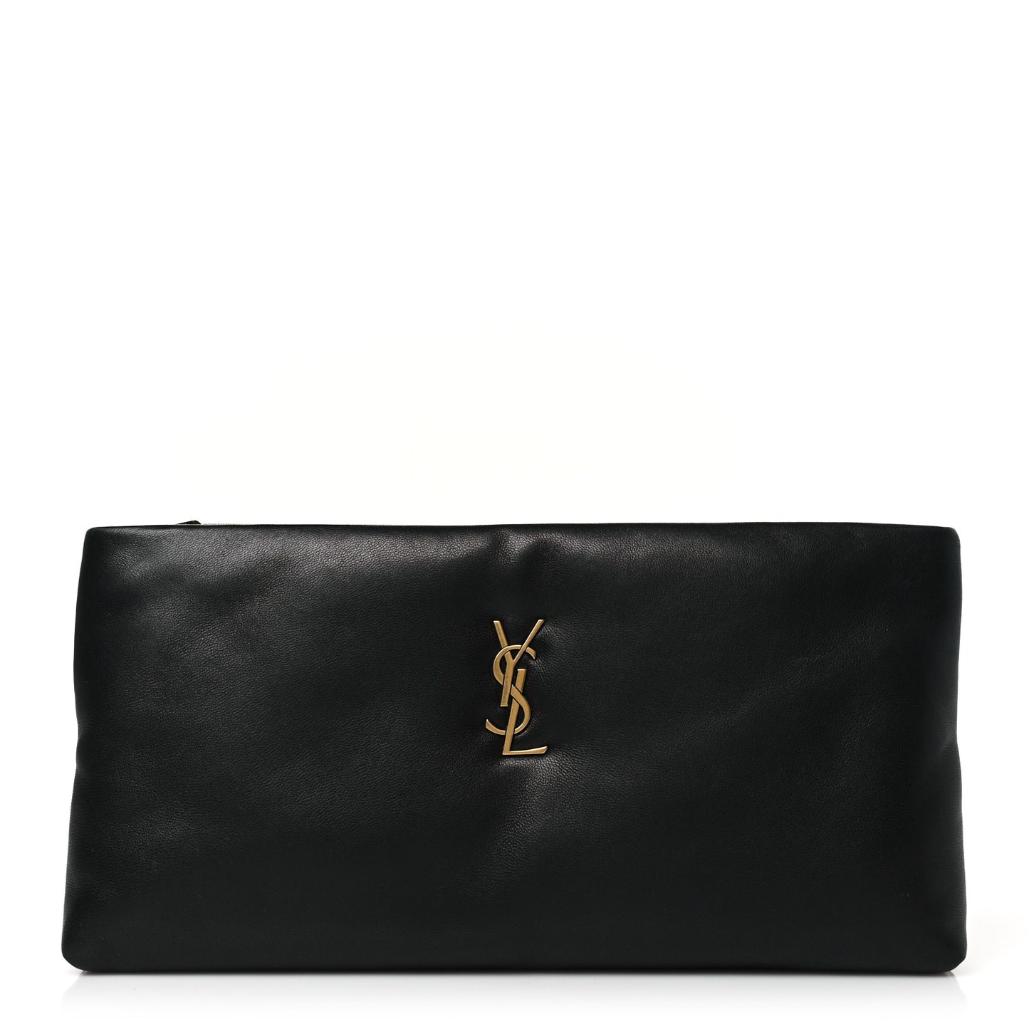 Lambskin Long Calypso Pouch Black