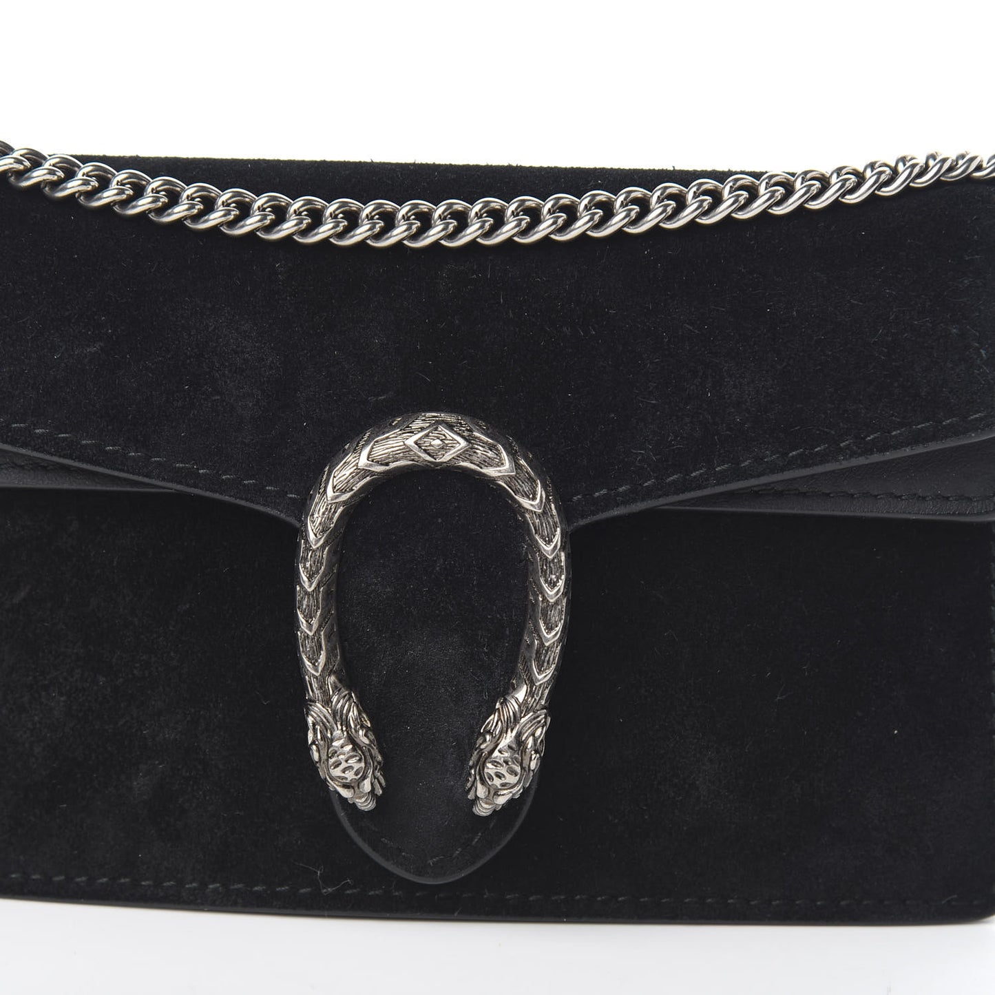 Velvet Super Mini Dionysus Shoulder Bag Black