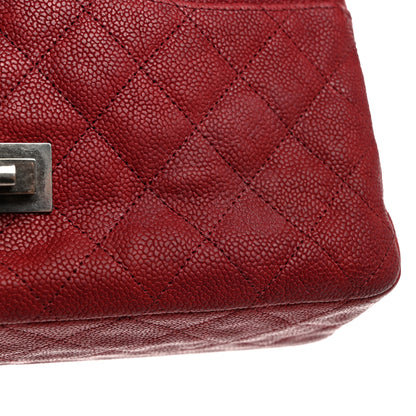 Chanel Washed Caviar Quilted 2.55 Reissue 225 Bijoux Chain Flap Red 14 of 16