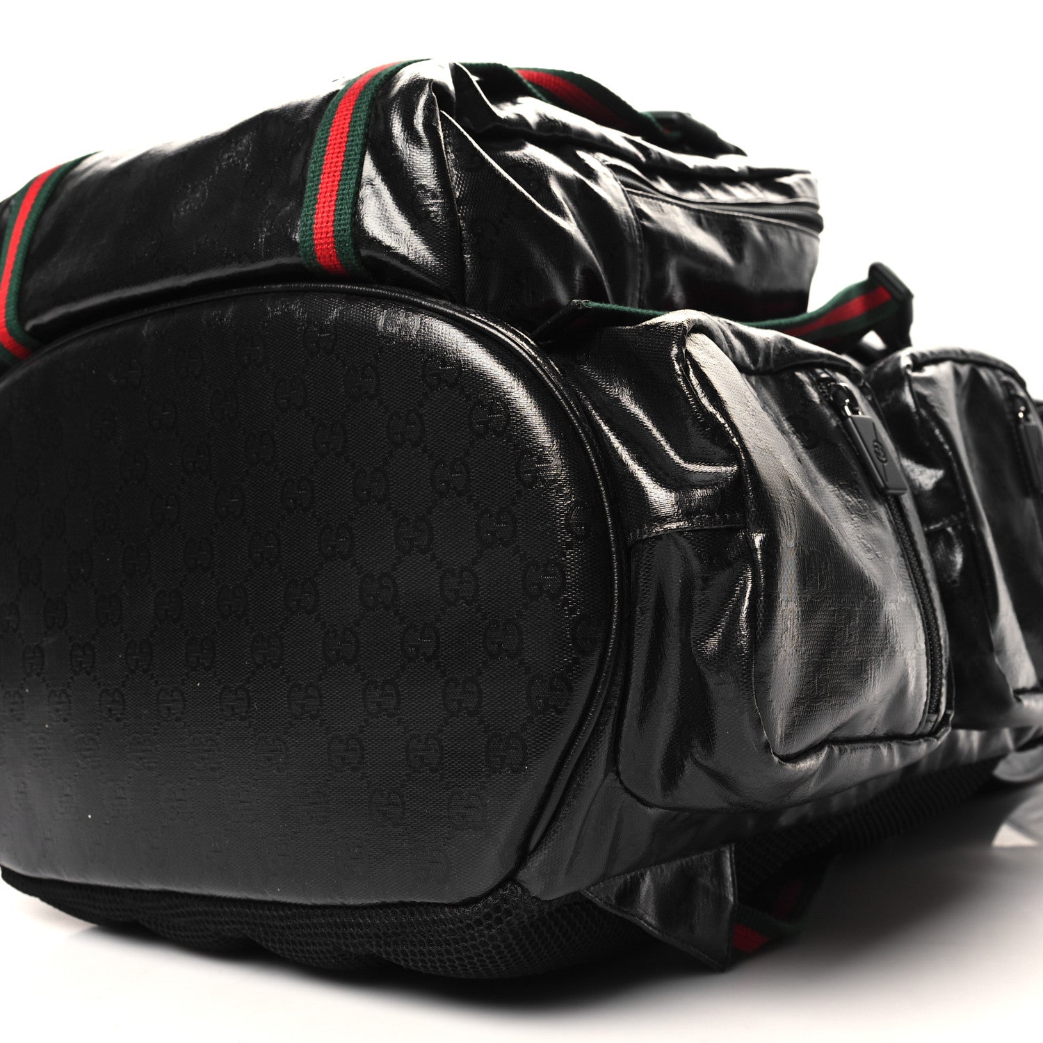 Gucci GG Crystal Monogram Web Backpack Black 10 of 10