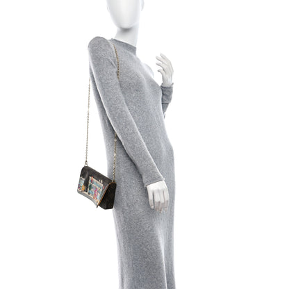 Louis Vuitton Monogram 2022 Christmas Animation New York Soho Pochette Felicie Chain Wallet Yellow 2 of 9