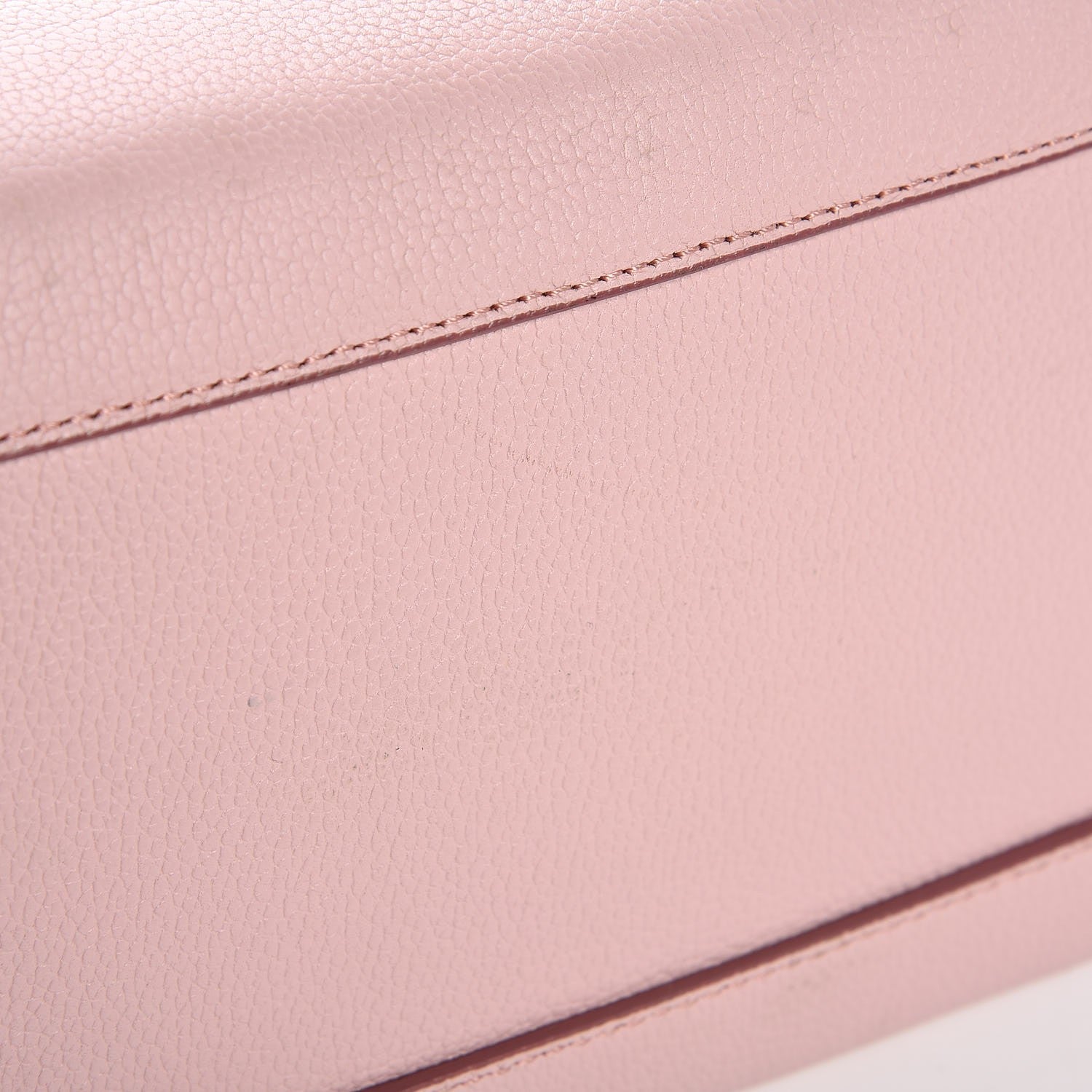 MCM Grained Calfskin Medium Milla Tote Pale Mauve 18 of 21