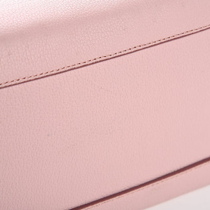 MCM Grained Calfskin Medium Milla Tote Pale Mauve 18 of 21