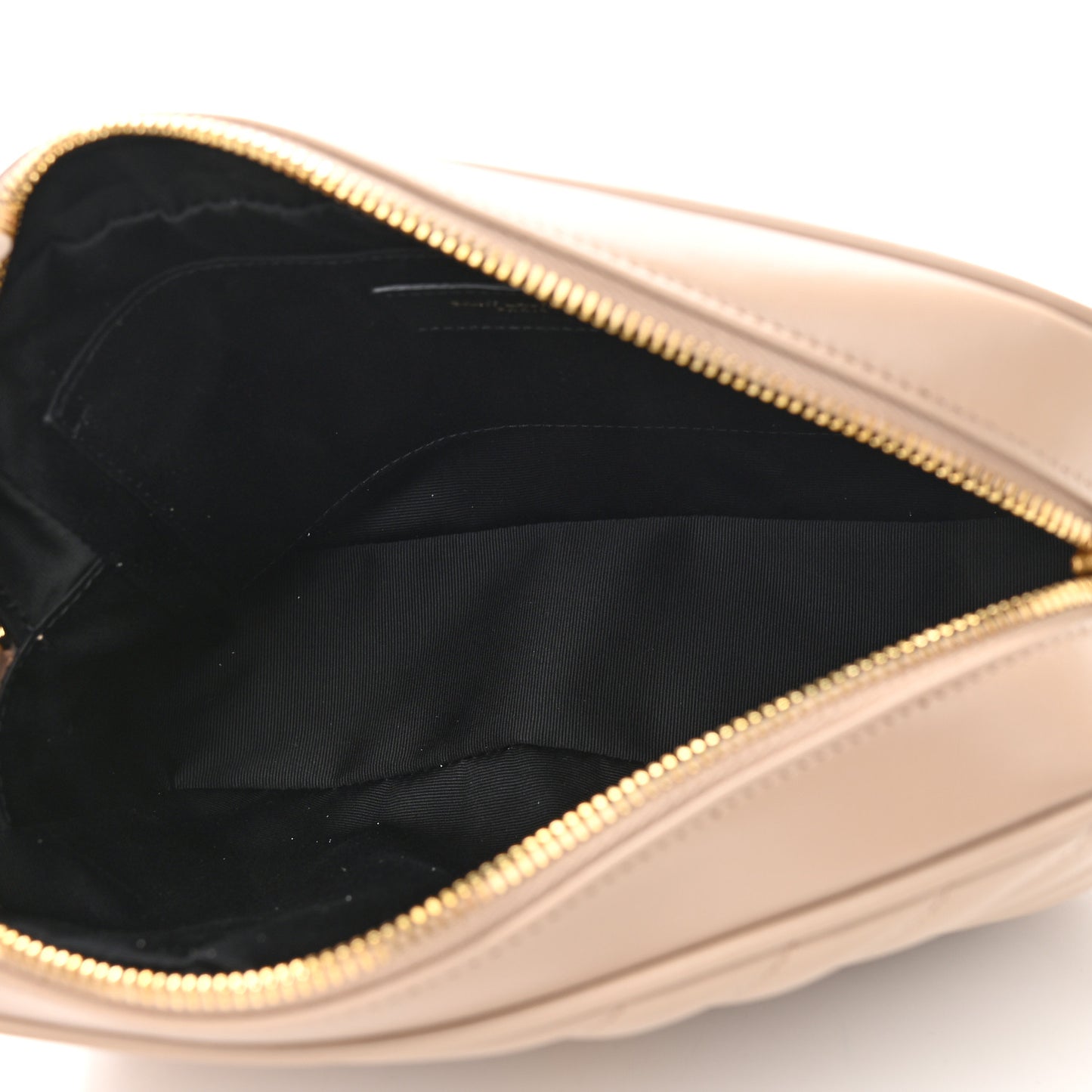 Calfskin Matelasse Monogram Lou Camera Bag Dark Beige