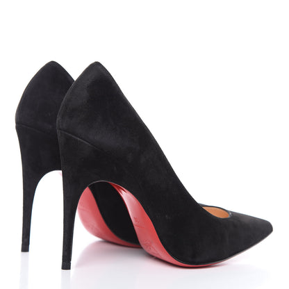 Christian Louboutin Veau Velours Alminette 100 Pumps 36 Black 4 of 10