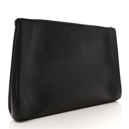 Chanel Grained Calfskin Large Neo Executive Cosmetic Case Black 3 of 9