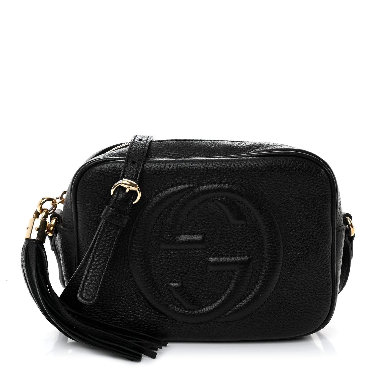 Gucci Pebbled Calfskin Small Soho Disco Bag Black 1 of 11