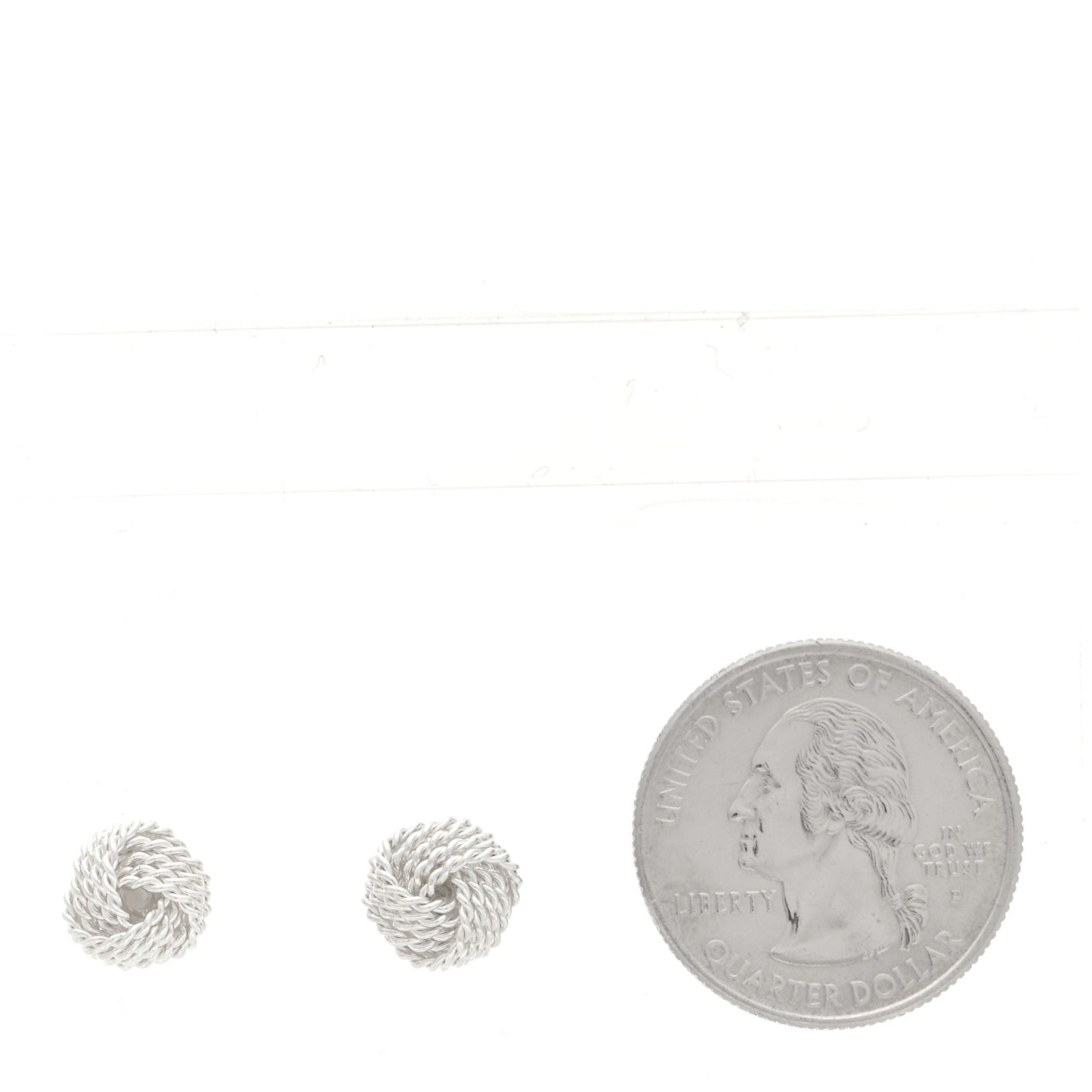 Sterling Silver Twist Knot Earrings