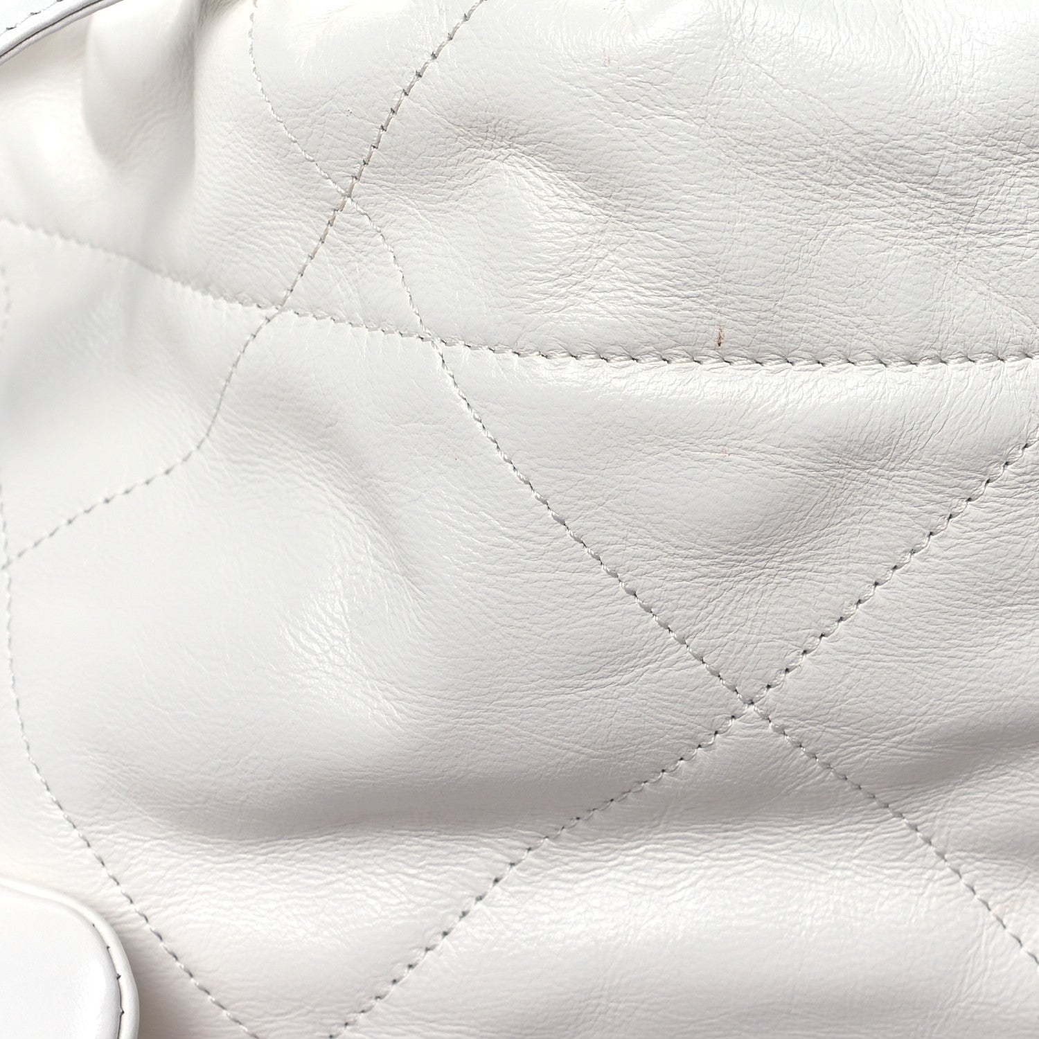 Chanel Shiny Calfskin Quilted Small Chanel 22 White 12 of 13