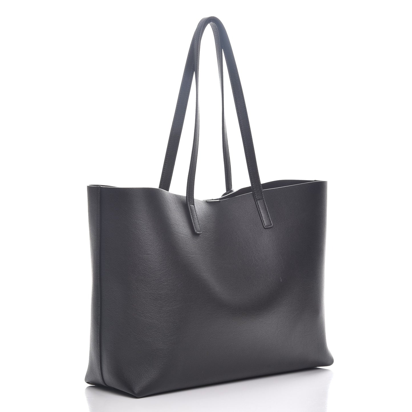 Calfskin Large Shopping Tote Black