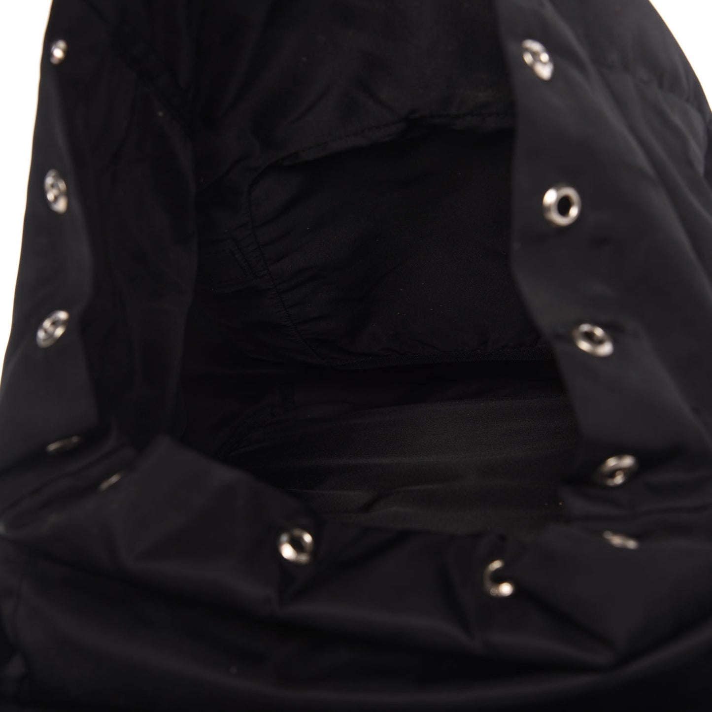 Tessuto Nylon Montagna Double Buckle Backpack Black