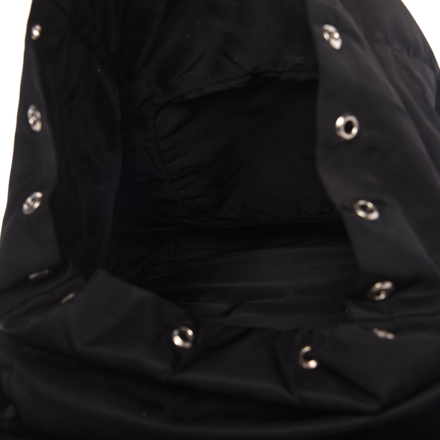 Prada Tessuto Nylon Montagna Double Buckle Backpack Black 5 of 10