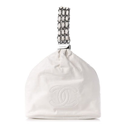 Chanel Lambskin Mini Rock and Chain Hobo White 1 of 10
