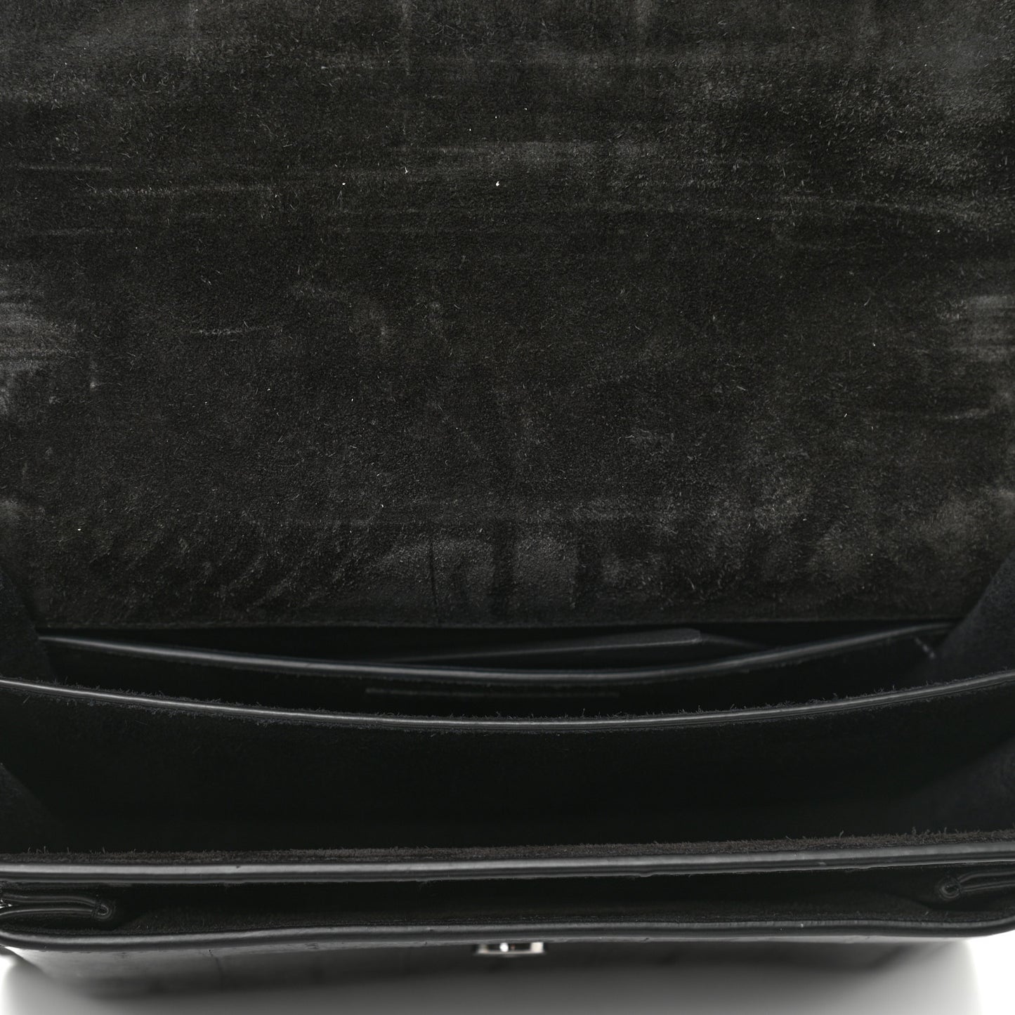 Glossy Eelskin Medium Monogram Sunset Black
