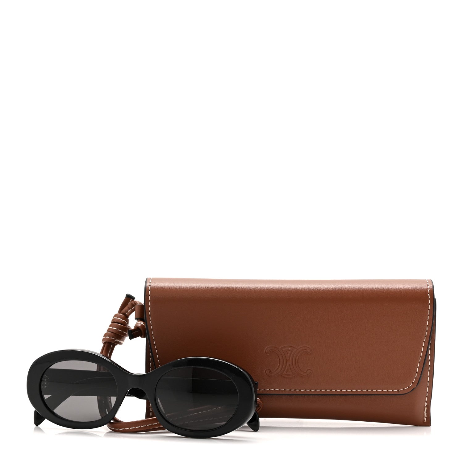 Celine Acetate Triomphe 01 Sunglasses CL 40194U Black 8 of 8