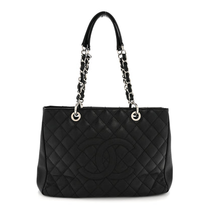 Chanel Caviar Quilted Grand Shopping Tote GST Black 1 of 13