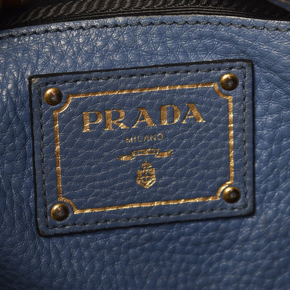Prada Vitello Daino Tote Cobalto 7 of 23