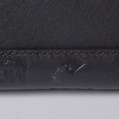 MCM Calfskin Ottomar Monogram Large Essential Tote Black 9 of 13