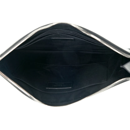 Saint Laurent Calfskin Star Logo Zipped Tablet Pouch Black 5 of 7