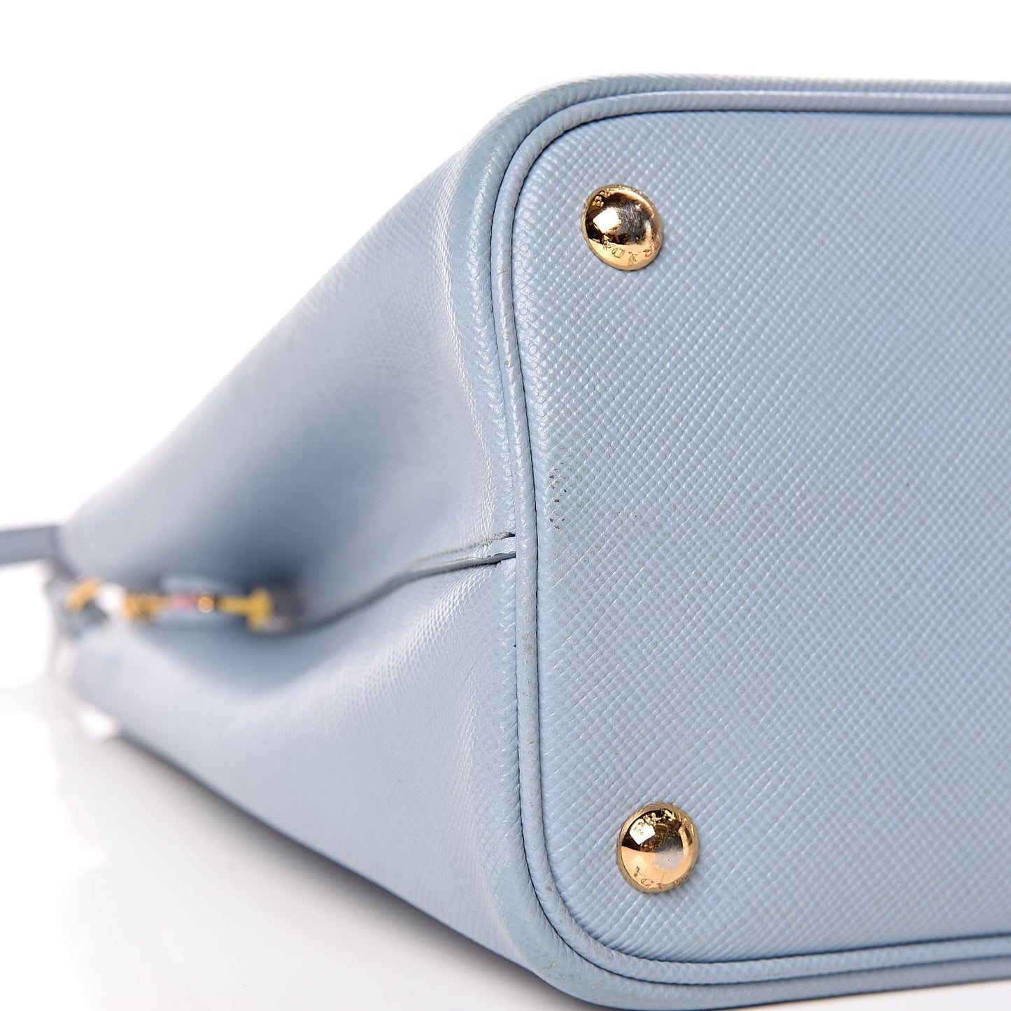 Saffiano Cuir Small Double Bag Astrale Giada Multicolor