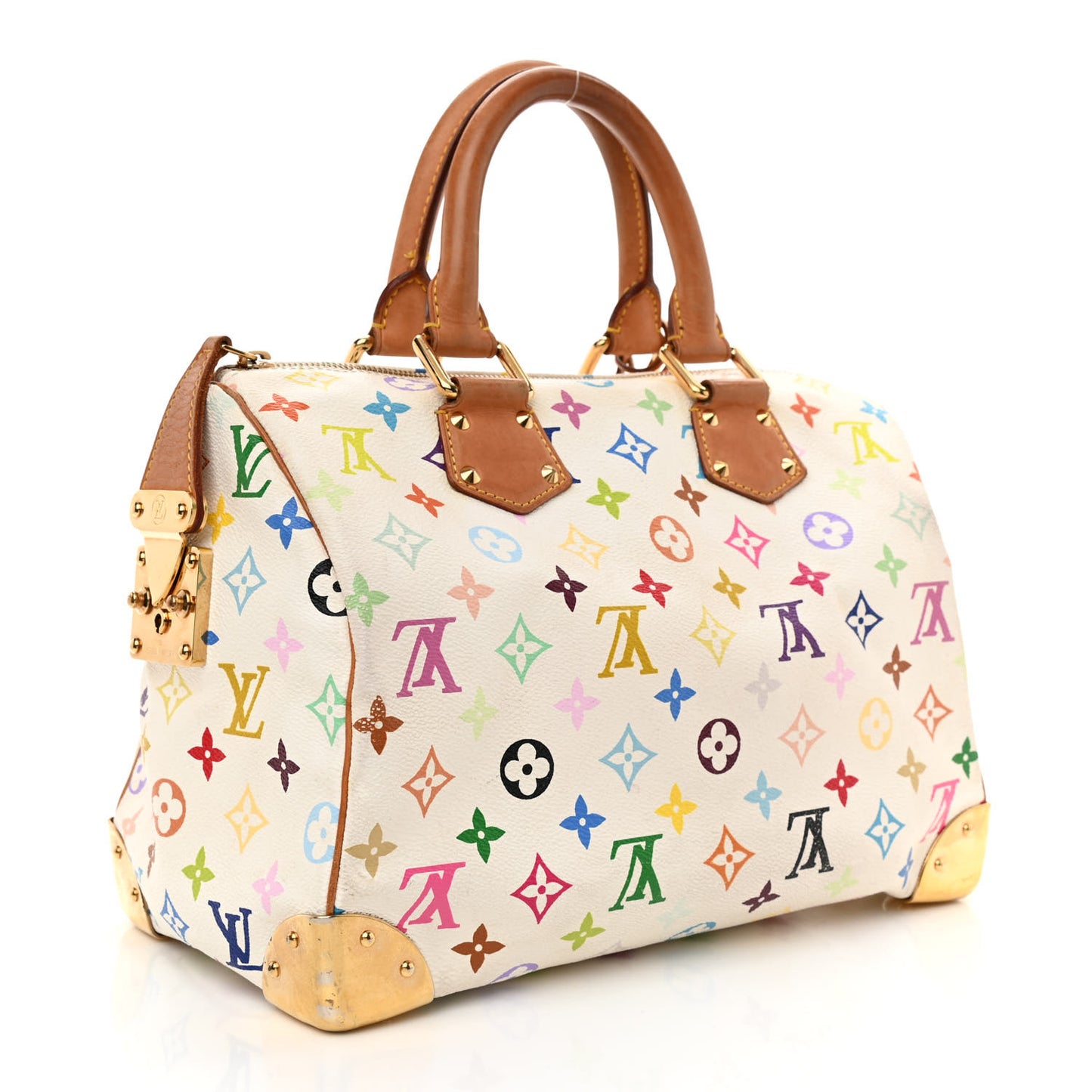 Monogram Multicolor Speedy 30 White