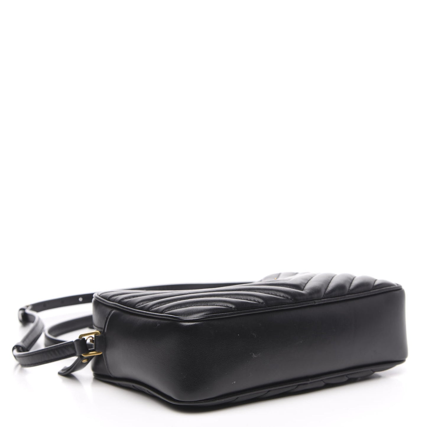Calfskin Matelasse Monogram Lou Camera Bag Black