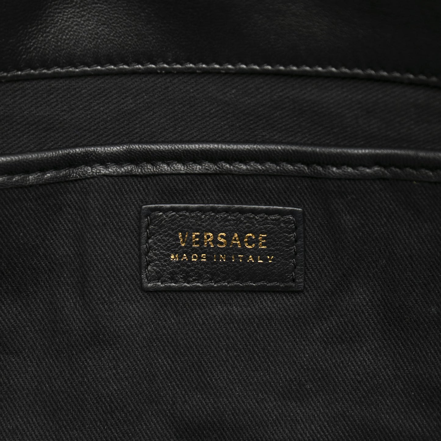 Calfskin Icon Quilted Flap Black
