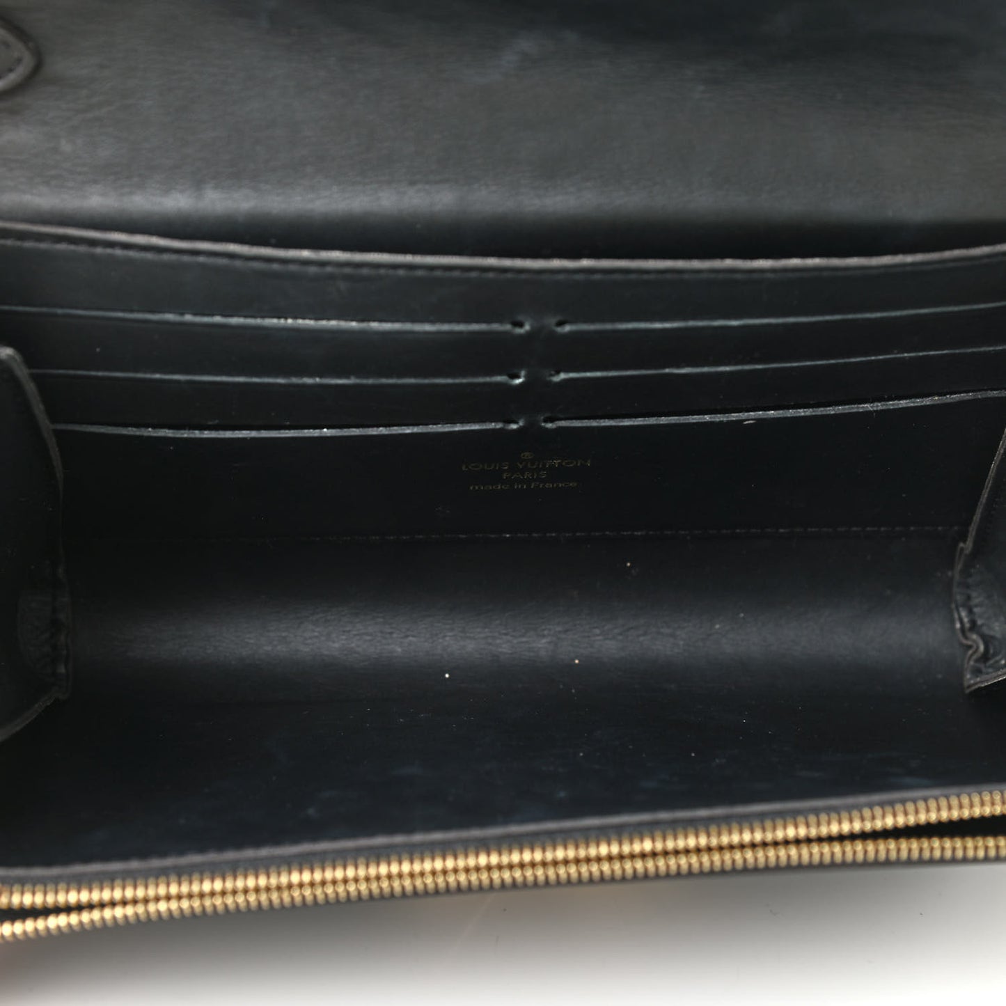 Veau Satin Monogram Twist Chain Wallet