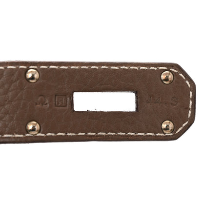 Hermes Taurillon Clemence Jypsiere 31 Etoupe 7 of 12