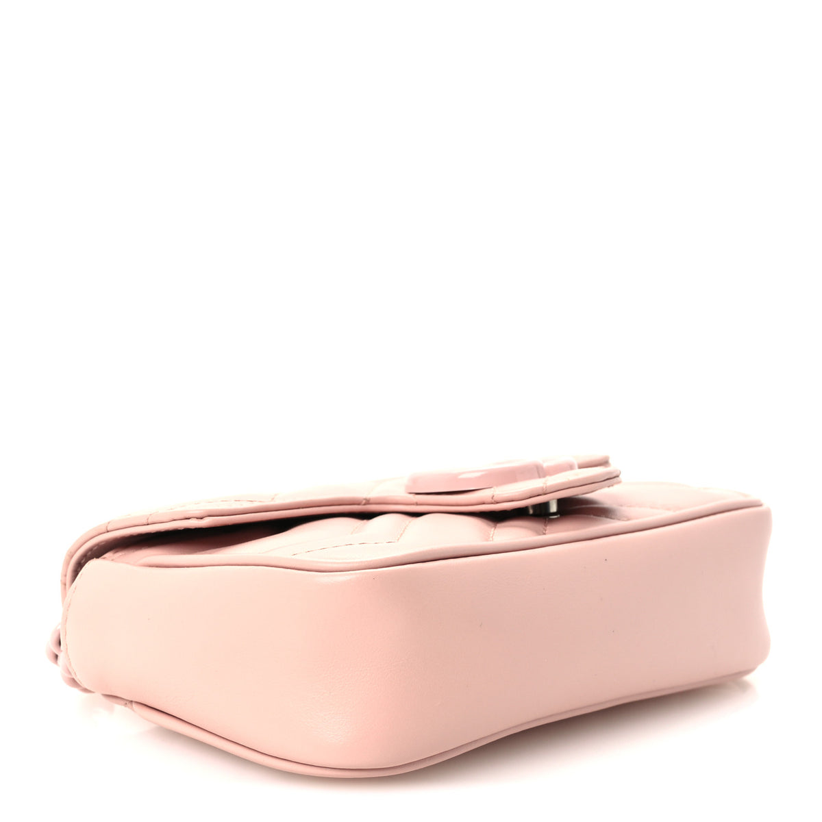 Calfskin Matelasse Monochrome GG Marmont Chain Belt Bag Perfect Pink