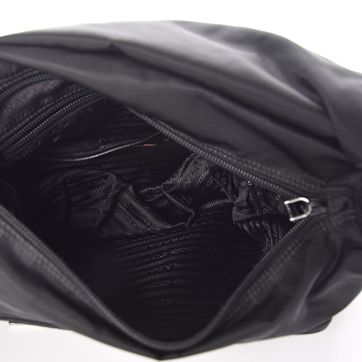 Nylon Vela Sport Messenger Bag Black