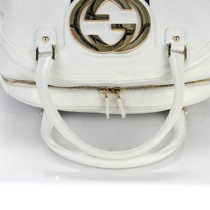 Gucci Calfskin Web Blondie Bowler White 5 of 8