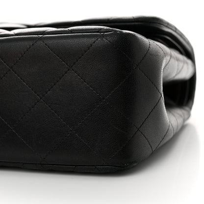 Chanel Lambskin Quilted Jumbo Double Flap Black 10 of 17