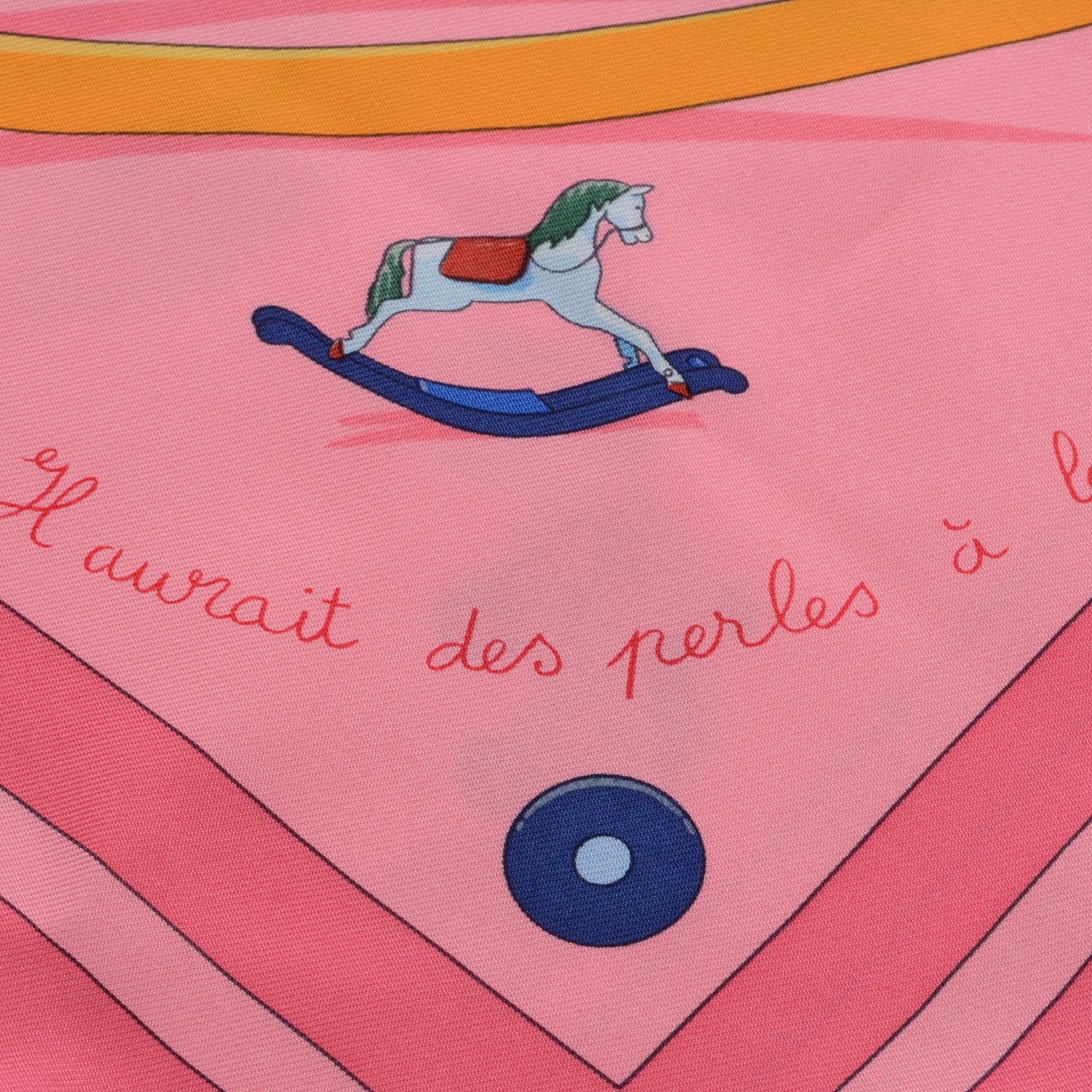 Hermes Silk Raconte Moi le Cheval Scarf 90 2 of 10