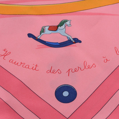 Hermes Silk Raconte Moi le Cheval Scarf 90 2 of 10