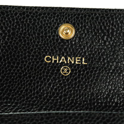 Chanel Caviar Quilted Flap Card Holder Black 6 of 8