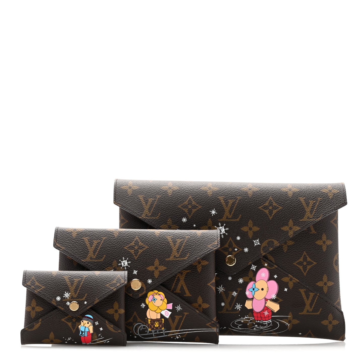 Monogram 2023 Christmas Animation Kirigami Pochette Set