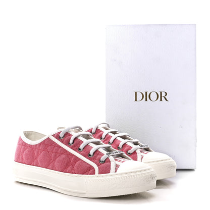 Christian Dior Canvas Walk 'N' Dior Low Top Sneakers 41 Taffy Pink 10 of 10
